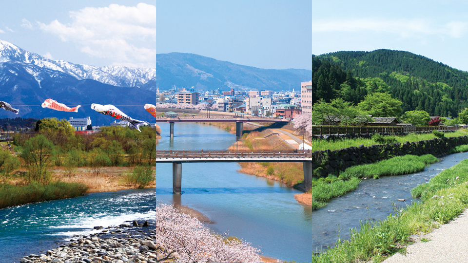 the Kuzuryu River, the Asuwa River, and the Ichijodani River